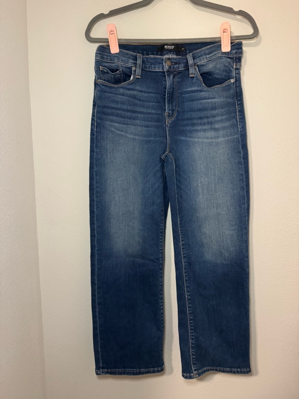 Hudson Women's Stella Crop Straight Leg Jeans